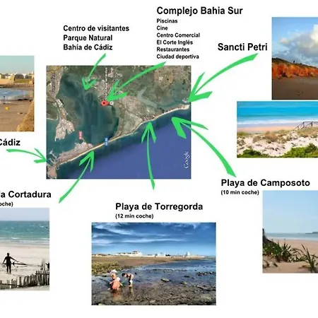 Duplex 6 Pax Con Wifi En Bahia Sur Con Parking Y Piscinas Comunitarias Villa San Fernando Exterior photo